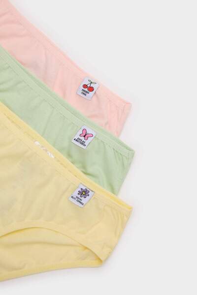 DeFacto Kız Çocuk 3lü Slip Külot E1893A825SP