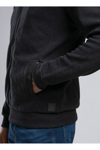 Lee Cooper Anthracite Men's Sweatshirt 251 Lcm 241044 Dreon Antrasit