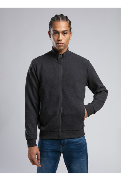 Lee Cooper Anthracite Men's Sweatshirt 251 Lcm 241044 Dreon Antrasit