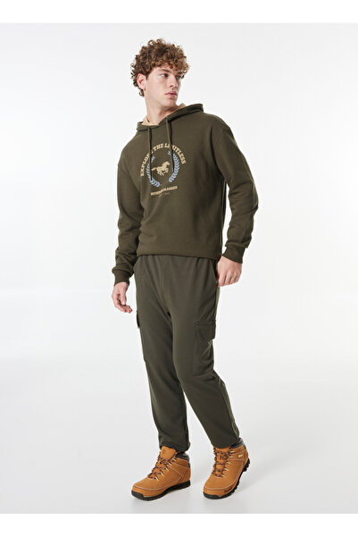 Mustang Normal Haki Erkek Eşofman Altı M4WM-EA-1851