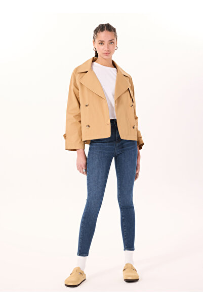 Mustang Yüksek Bel Dar Paça Skinny Fit İndigo Kadın Denim Pantolon GEORGIA SUPER SKINNY 7