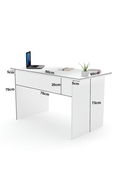 Kenzlife Ofis Masası Tamiko 075*090*60 Byz Bilgisayar Çalışma Büro