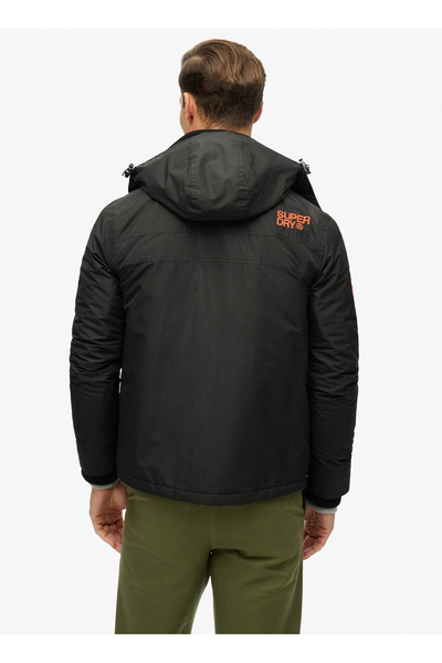 SUPERDRY Siyah Erkek Mont M5011921A02A_HOODED MTN WINDBREAKER