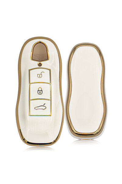 Rem Anahtar Oto Elektronik Anahtar Cayenne Panamera 3 Button Smart Nano Key C...