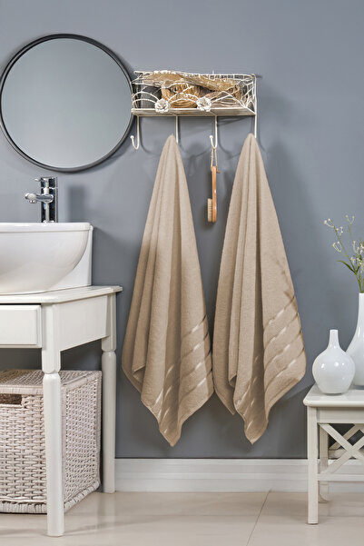 Arte Cotone Першокласний односторонній банний рушник 100% бавовна | 560 г/м² | Рушник для тіла, пляжу, готелю 70x140 см