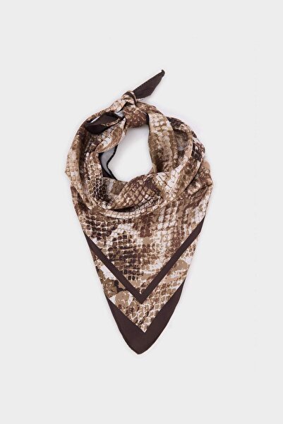 DeFacto Kadın Desenli Saten Fular E6175AX25SM