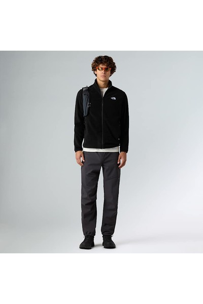 THE NORTH FACE M Glacıer Fleece Jacket Men's Black Polar Nf0A8D0Rjk31