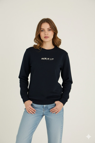 KLY New Season Women's O.Collar Sweatshirt Manifest