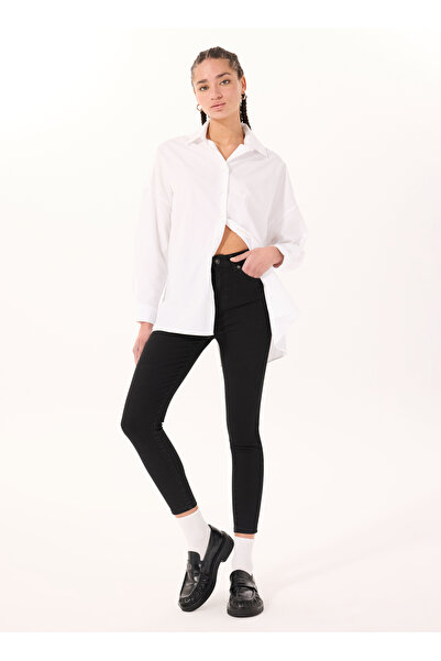 Mustang Skinny Fit Siyah Kadın Denim Pantolon GEORGIA SUPER SKINNY 7