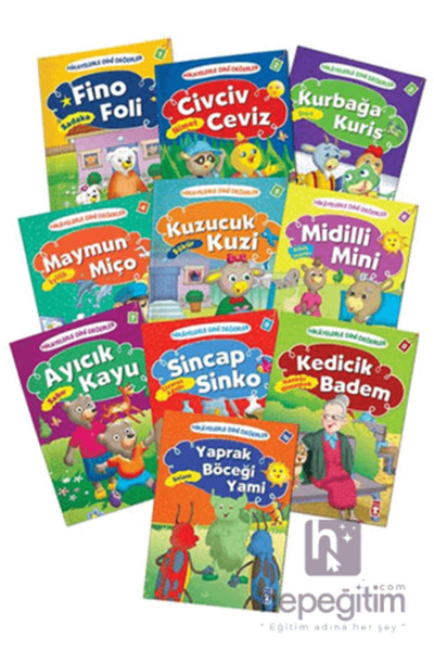 Timaş Çocuk Hikayelerle Dini Değerler Set (10 Kitap Takım)