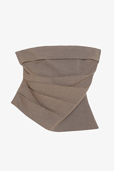 Quzu Ασύμμετρη μπλούζα καφέ