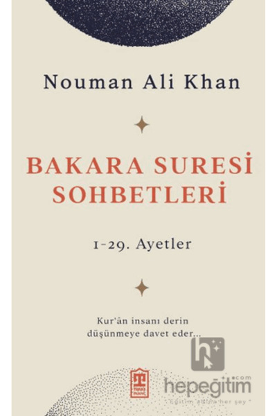 Timaş Yayınları Bakara Suresi Sohbetleri