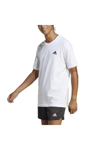 adidas Μπλουζάκι Essentials Single Jersey με κεντημένο μικρό λογότυπο
