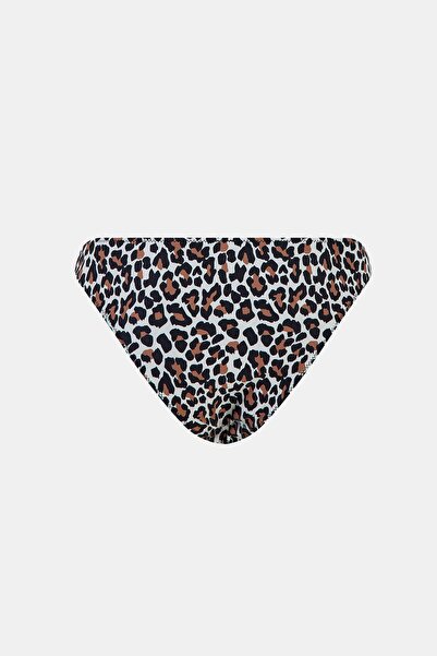 Amarelle Capetown Leopard Print Mid-Waist Bikini Bottom