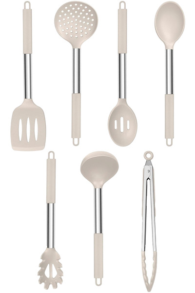 valletta Molikan 7 Parça Isıya Dayanıklı Silikon Yanmaz Yapışmaz Servis Seti ...