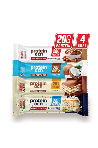 Proteinocean Protein Bar - Karma Kutu - 50g X 4 Adet