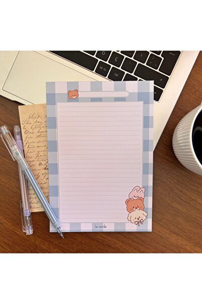 Genel Markalar A5 Ayıcık Desenli Notepad, Memopad, Not Defteri
