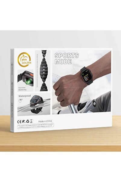 Golden Plus Smart Watch Waterproof with 7 Interchangeable Straps