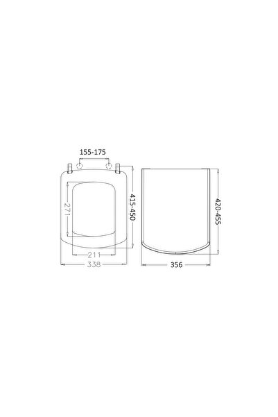 drom Kare Soft Duroplast Yavaş Kapanan Klozet Kapağı