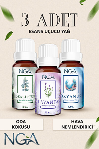 NGA Hava Nemlendirici için Esansiyel Uçucu Yağ Aroma Difüzörü Kokusu 10 ml (L...