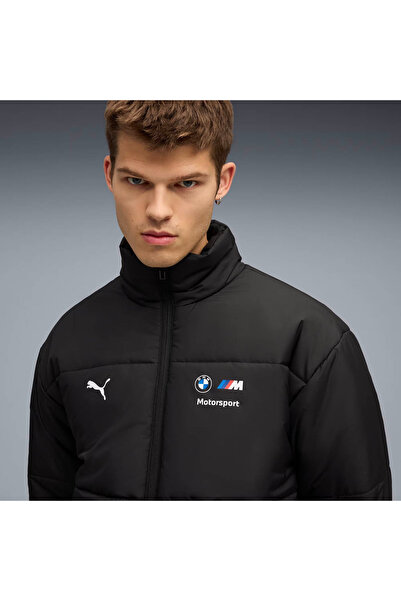 Puma BMW M Motorsport Essentials Puffer Siyah Erkek Mont 632977-01