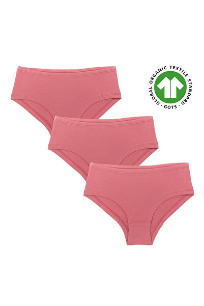 Albero Natur سراويل داخلية للفتيات من القطن العضوي المعتمد من GOTS - هيكل مرن...