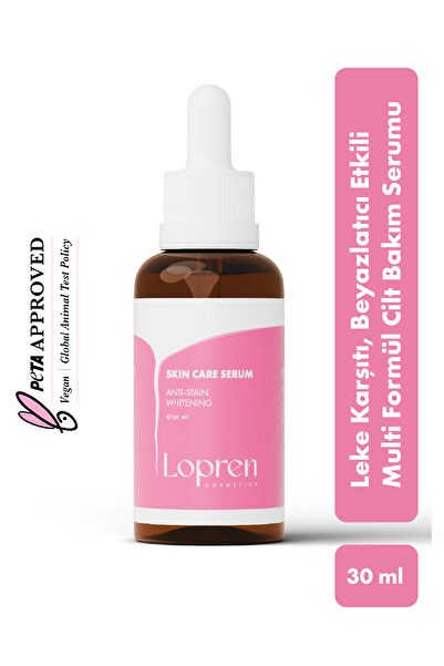 Lopren Leke Karşıtı, Beyazlatıcı Etkili Multi Formül Cilt Bakım Serumu 30 ml