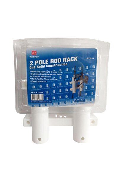 Easterner Plastik Kamış Tutucu. 2'li Olta Tutucu. En:23cm. Boy:28cm