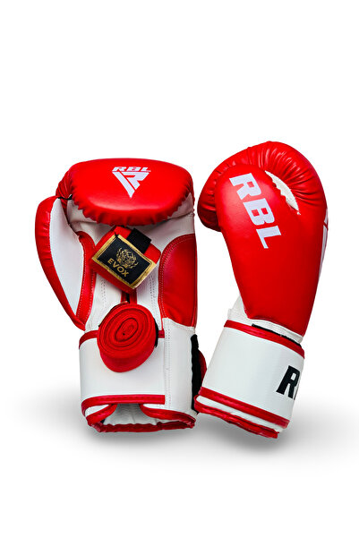 RUBBEL Rbl-043 Special Red Top Ten Model Boxing Gloves + Free Bandage |   First Time in Turkey