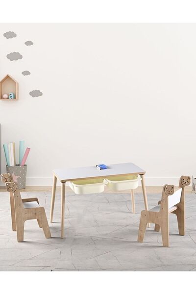 AYAZ DESİNG Çocuk Oyun Masası Aktivite Etkinlik Masası