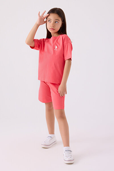 U.S. Polo Assn. U.S. Polo Assn Girls' Pink Bermuda Set