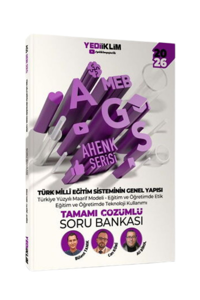 Yediiklim Yayınları 2026 MEB AGS Ahenk Serisi Türk Milli Eğitim Sisteminin Ge...