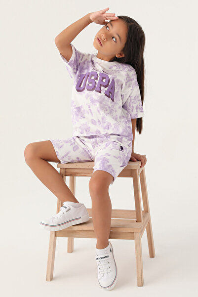 U.S. Polo Assn. US Polo Assn Licensed Batik Purple Girl Bermuda Ruha