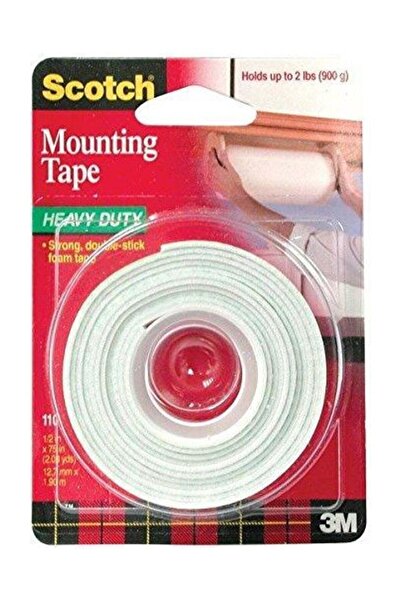 Genel Markalar SCOTCH 110 ÇİFT TARAFLI YAPI. KÖPÜK BANT RULO
