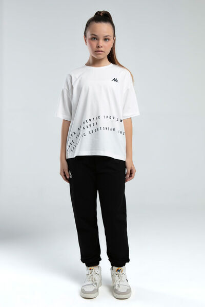 Kappa Λευκό T-Shirt για κορίτσι