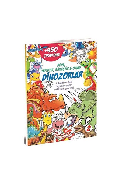 Yumurcak Yayınları Yumurcak Dinozorlar 450 Çıkartma Kitabı - 2