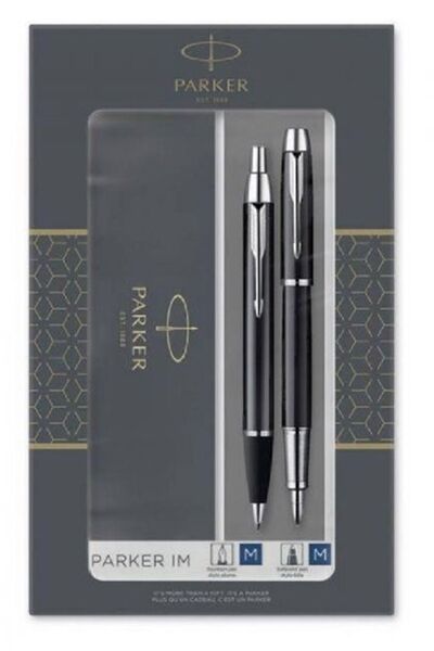 Parker IM DUO CT DOLMA TÜKENMEZ KALEM SİYAH 2Lİ SE