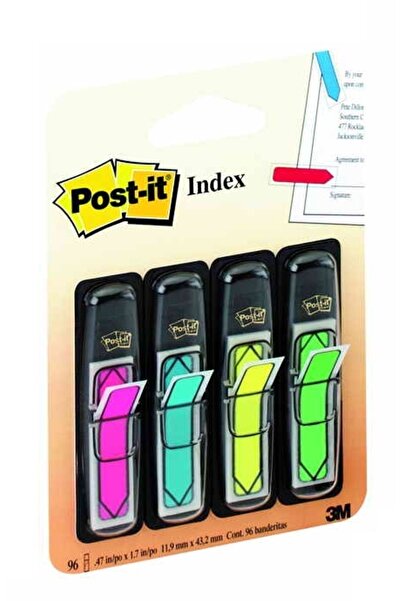 Post-it Пост-ит индекс с форма на стрелка 50x43 4 цвята 684-ARR4