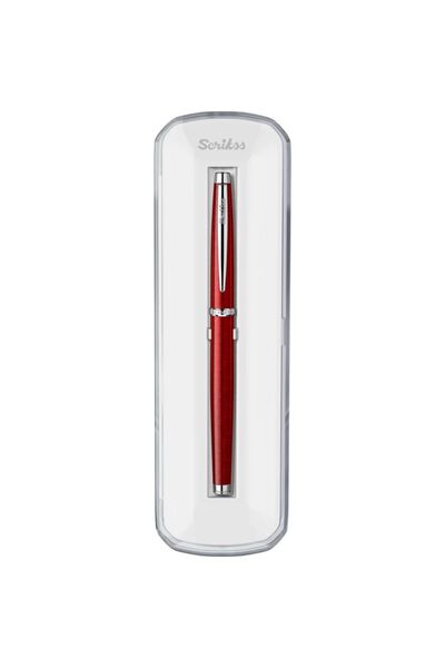 Scrikss KIRMIZI KRİSTAL KUTU ROLER KALEM