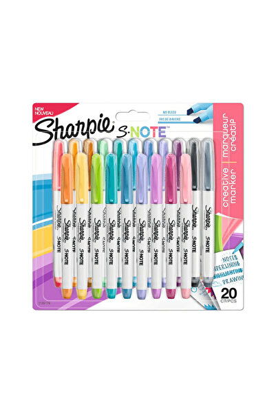 Sharpie Snote Creative Markers Assorted 20-Pack Bls 2139179