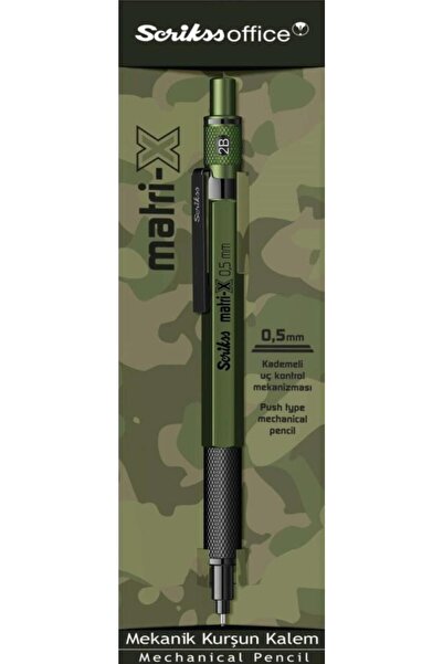 Scrikss MATRİ-X 0.5mm MEKANİK KURŞUN KALEM HAKİ