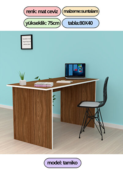 Kenzlife Ofis Masası Tamiko 075*080*40 Cvz Bilgisayar Çalışma Büro
