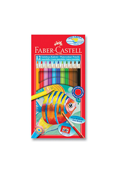 Faber Castell 12 Renk Sulu Kalem Boya 5171