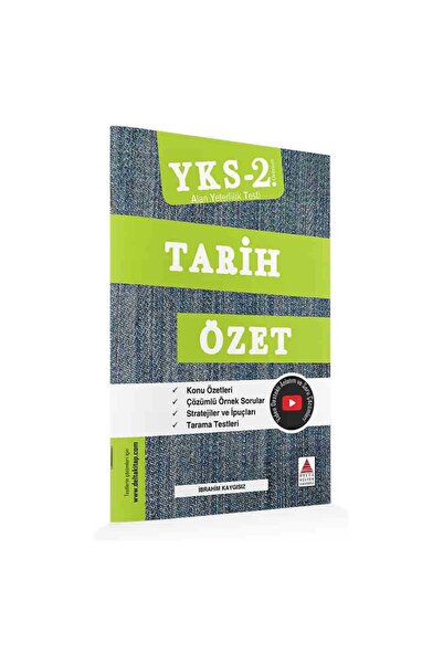 Delta Kültür Yayınevi Delta AYT Tarih Özet