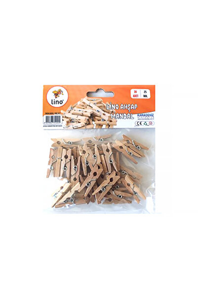 Lino Ahşap Mandal 25 mm RBZ 037