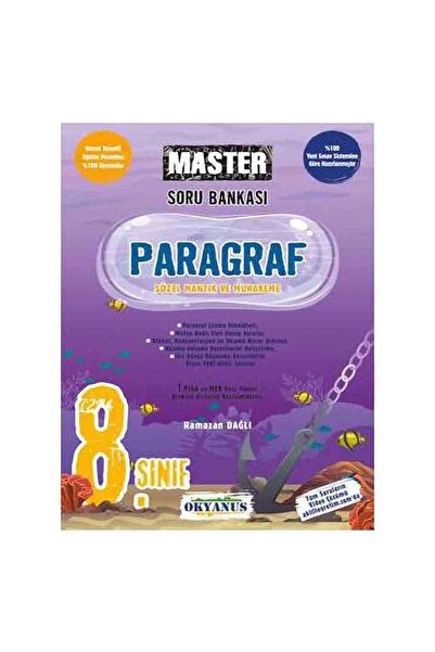 Okyanus Yayınları Okyanus 8. Sınıf Master Paragraf Soru Bankası