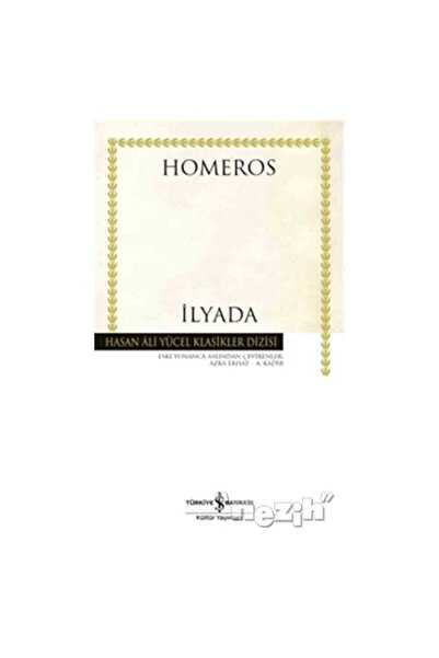 TÜRKİYE İŞ BANKASI KÜLTÜR YAYINLARI İlyada