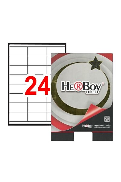 Herboy Etichetă laser albă Hb-1324 70mmx35mm