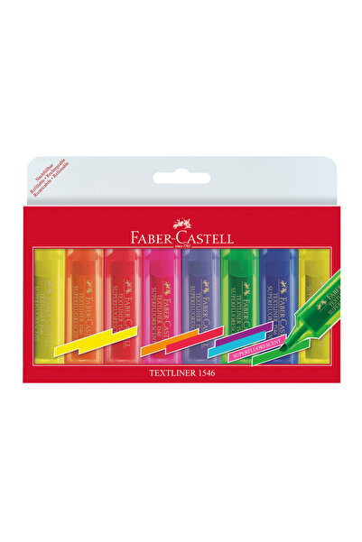 Faber Castell Fosforlu Kalem Seti 8 Renk