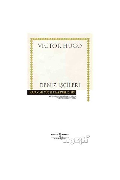 TÜRKİYE İŞ BANKASI KÜLTÜR YAYINLARI Deniz İşçileri